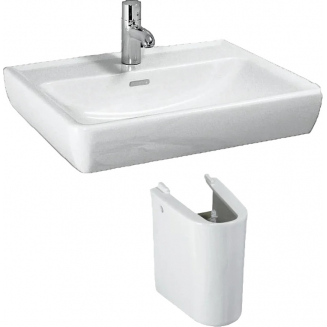 Раковина LAUFEN Pro 60 см 8.1895.2.000.104.1 с полупьедесталом