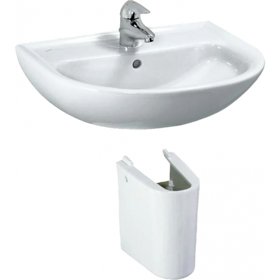 Раковина LAUFEN Pro 65 см 8.1095.3.000.104.1 с полупьедесталом