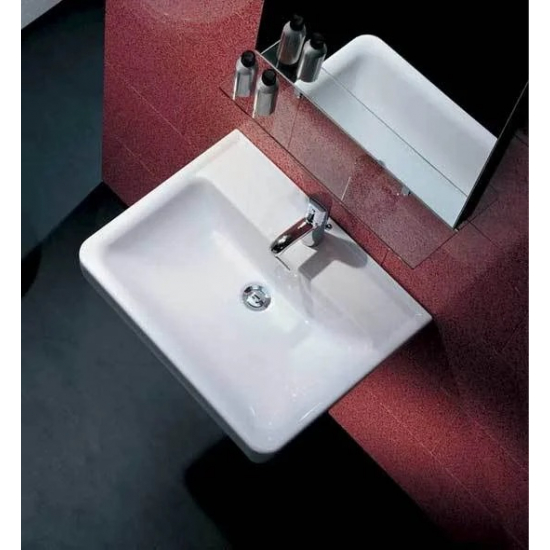 Раковина LAUFEN Pro 65 см 8.1895.3.000.104.1 с полупьедесталом