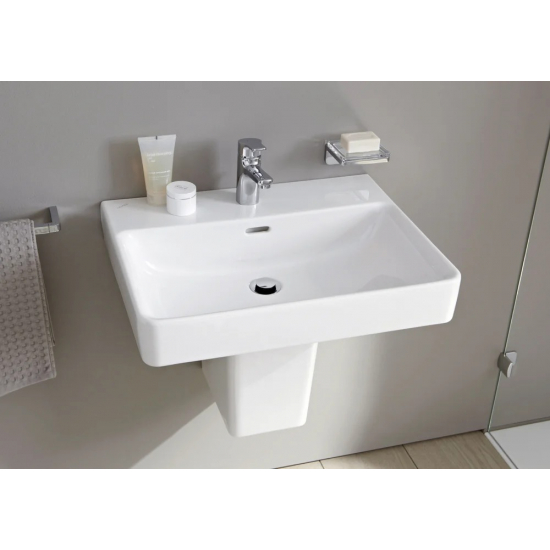 Раковина LAUFEN Pro S 55 см 8.1096.2.000.104.1, с полупьедесталом