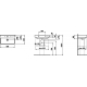 Раковина LAUFEN Pro S 60 см 8.1895.9.000.104.1 с пьедесталом