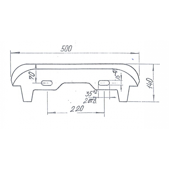 Раковина ЛОБНЕНСКИЙ СТРОЙФАРФОР Браво 50 