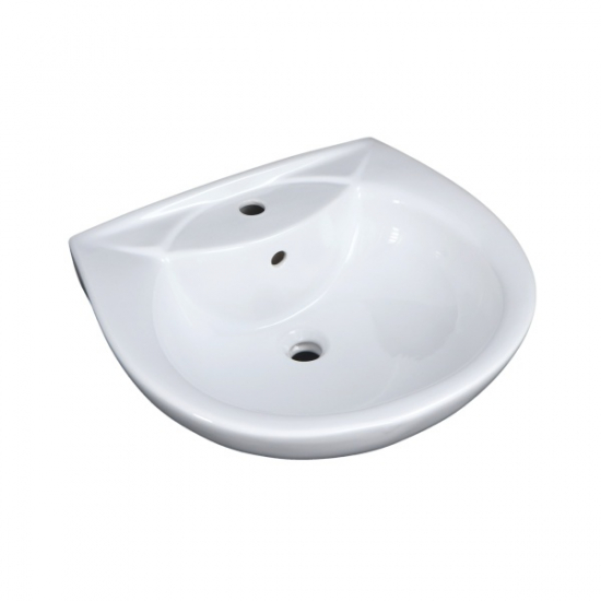 Раковина ЛОБНЕНСКИЙ СТРОЙФАРФОР Оптима 56 с переливом с отверстием