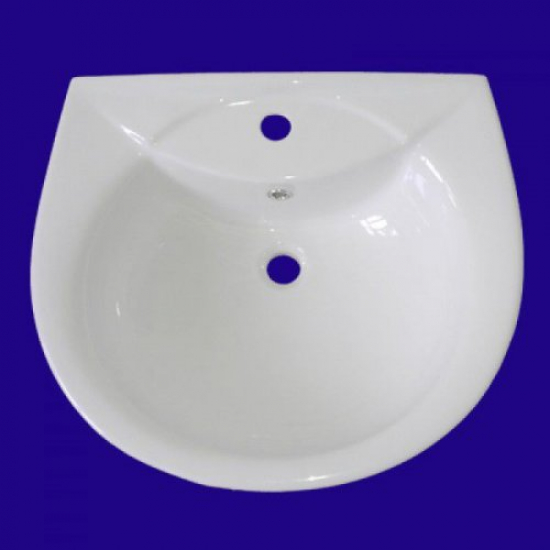 Раковина ЛОБНЕНСКИЙ СТРОЙФАРФОР Оптима 56 с переливом с отверстием