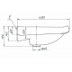 Раковина ЛОБНЕНСКИЙ СТРОЙФАРФОР Водолей 57 без отверстия под смеситель
