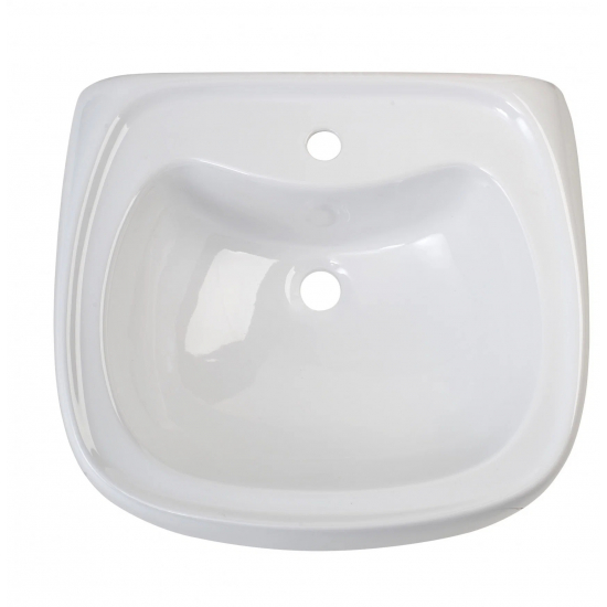 Раковина ЛОБНЕНСКИЙ СТРОЙФАРФОР Водолей 57 с отверстием под смеситель