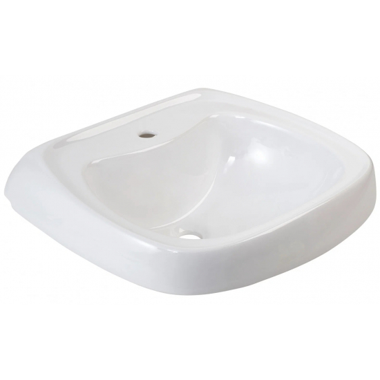 Раковина ЛОБНЕНСКИЙ СТРОЙФАРФОР Водолей 57 с отверстием под смеситель