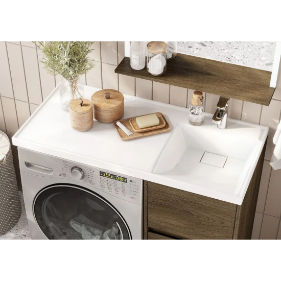 Раковина мебельная АКВАТОН Лондри 105 R правая