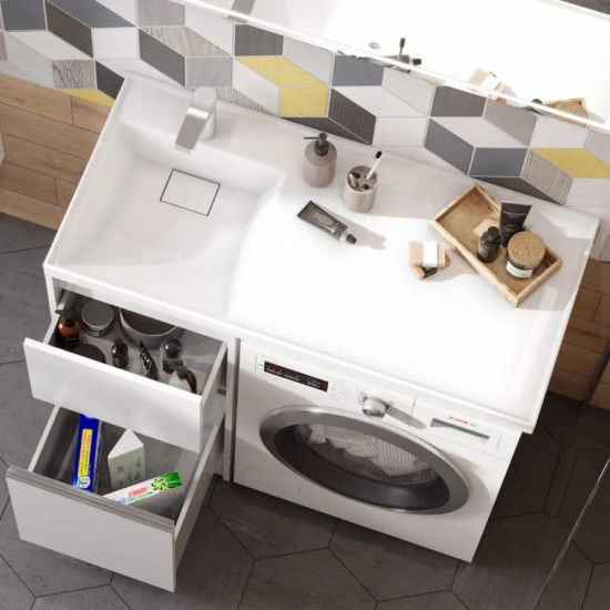 Раковина мебельная АКВАТОН Лондри 120 L левая