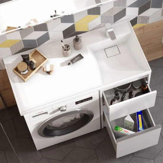 Раковина мебельная АКВАТОН Лондри 120 R правая