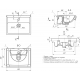 Раковина мебельная DREJA Мини 50 СК