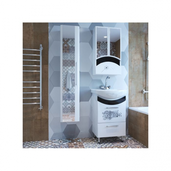 Раковина мебельная ОСКОЛЬСКАЯ КЕРАМИКА Арго 50 декор, цветы