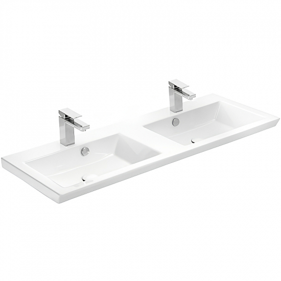 Раковина мебельная SANOVIT Isik 120 OWLB20-4120  2 чаши