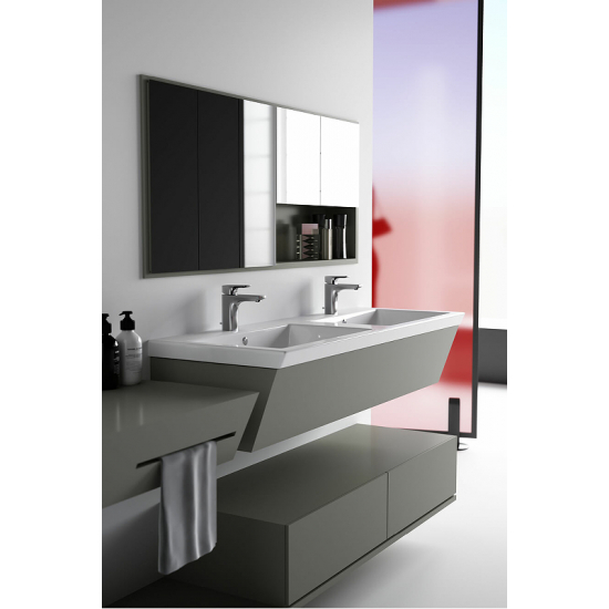 Раковина мебельная SANOVIT Isik 120 OWLB20-4120  2 чаши