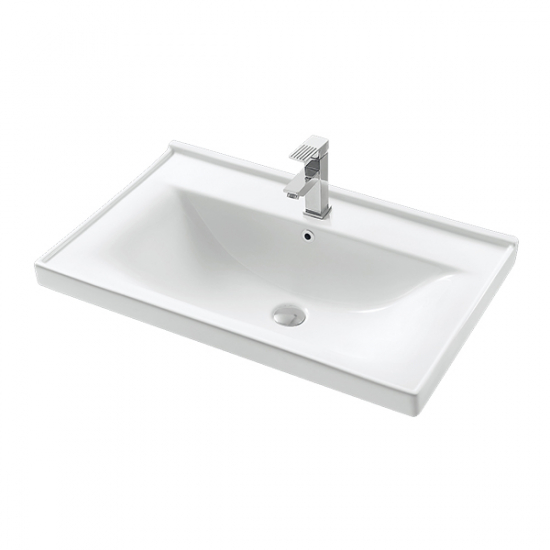 Раковина MIRSANT Deep 80 керамическая