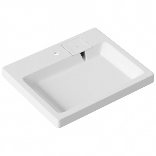 Раковина над стиральной машиной MIXLINE Лайн 60x50 с кронштейнами