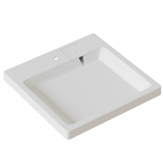 Раковина над стиральной машиной MIXLINE Лайн 60x60 с кронштейнами