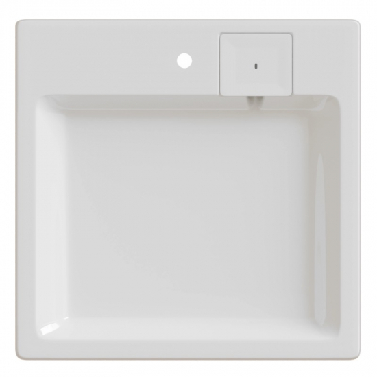 Раковина над стиральной машиной MIXLINE Лайн 60x60 с кронштейнами