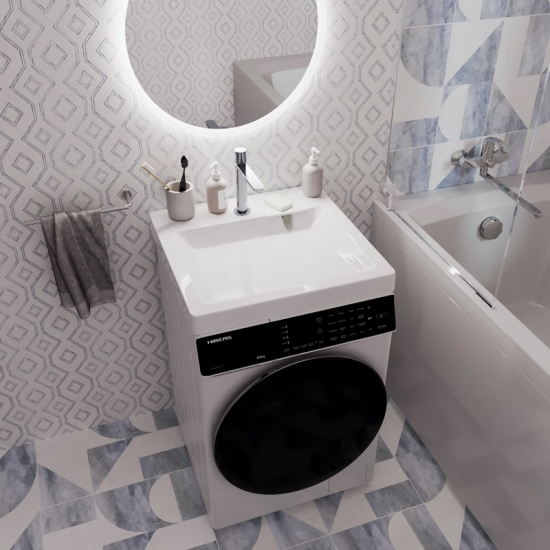 Раковина над стиральной машиной MIXLINE Марио 60x60 с кронштейнами