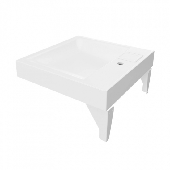 Раковина над стиральной машиной PAOLA Siena 60x60 с кронштейнами