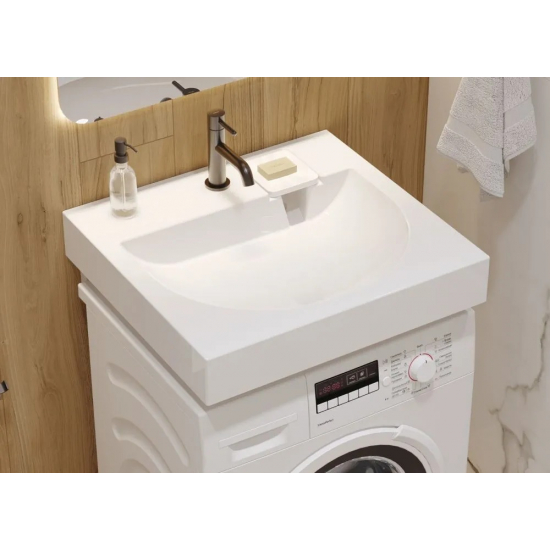 Раковина над стиральной машиной SANITA LUXE Galaxy 60x55