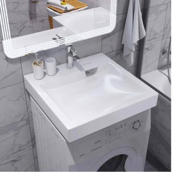 Раковина над стиральной машиной SANITA LUXE Space 55 