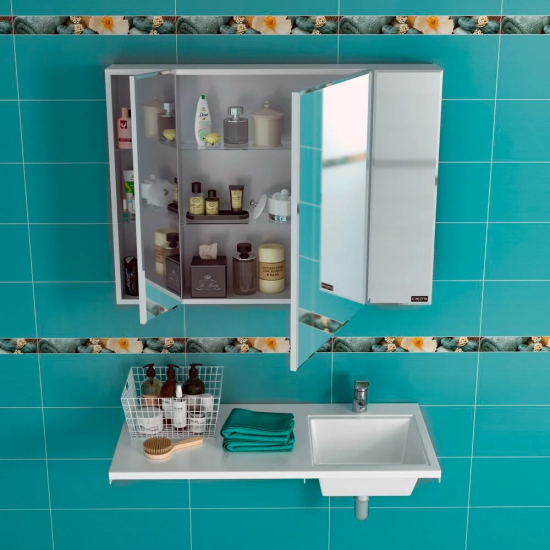 Раковина над стиральной машиной САНТА Лидер 100 R правая