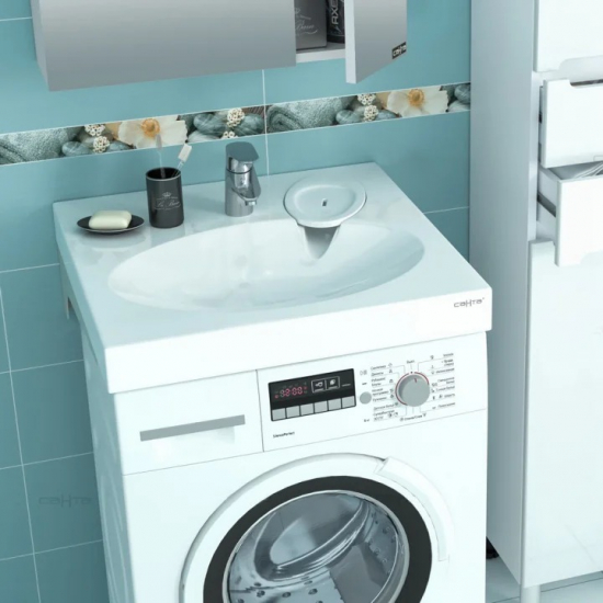 Раковина над стиральной машиной САНТА Луна 60