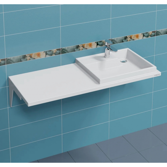 Раковина над стиральной машиной САНТА Юпитер 120 R правая