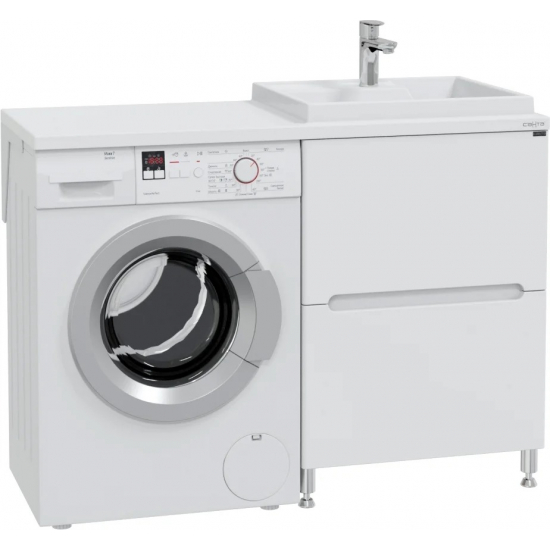 Раковина над стиральной машиной САНТА Юпитер 120 R правая