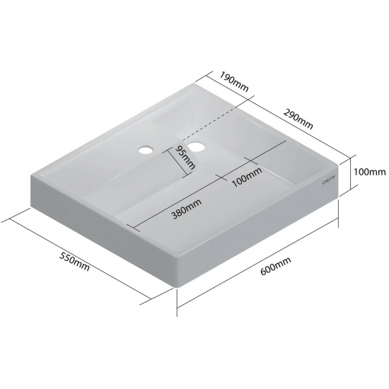 Раковина над стиральной машиной САНТА Юпитер 60х55