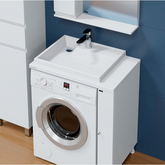 Раковина над стиральной машиной САНТА Юпитер 75 L левая