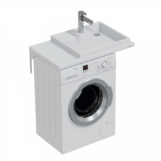 Раковина над стиральной машиной САНТА Юпитер 80 правая 