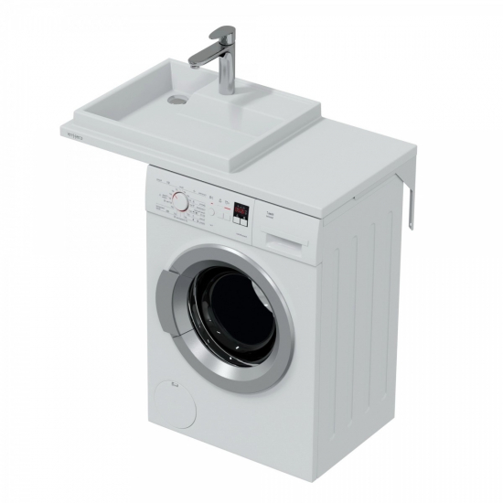 Раковина над стиральной машиной САНТА Юпитер 90 L левая 