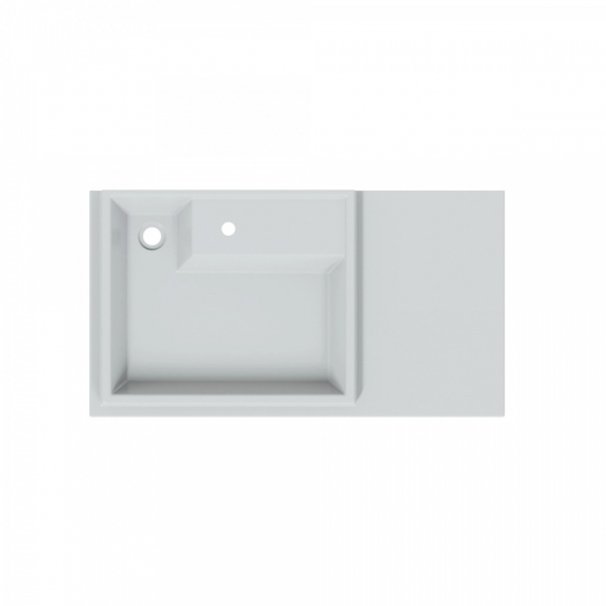 Раковина над стиральной машиной САНТА Юпитер 90 L левая 