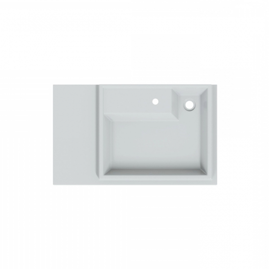 Раковина над стиральной машиной САНТА Юпитер 90 R правая