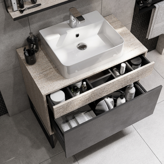 Раковина накладная АКВАТОН Geometry 45