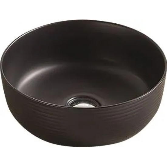 Раковина накладная ART&MAX AM-102-MB матовая черная