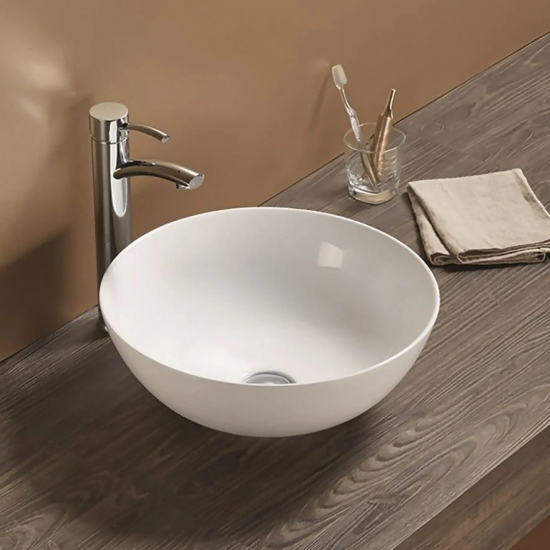 Раковина накладная ART&MAX AM-104 белая