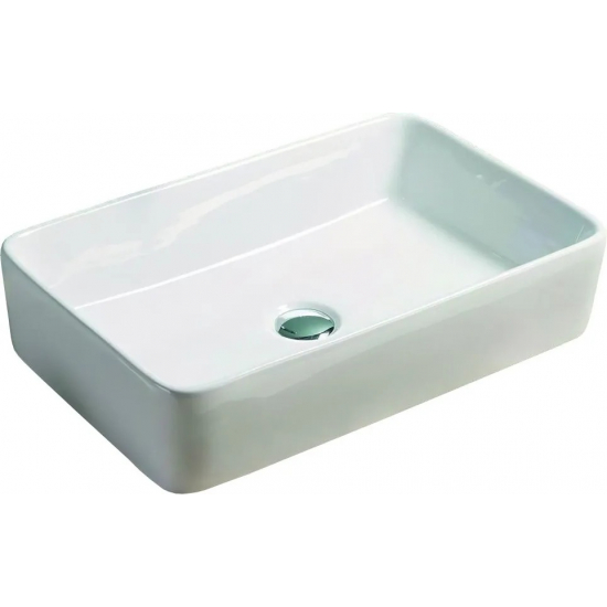 Раковина накладная ART&MAX AM-7655-X белая