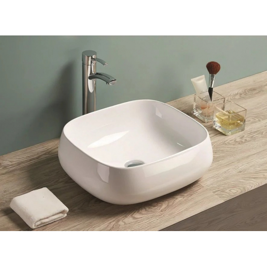 Раковина накладная ART&MAX AM-78103 белая