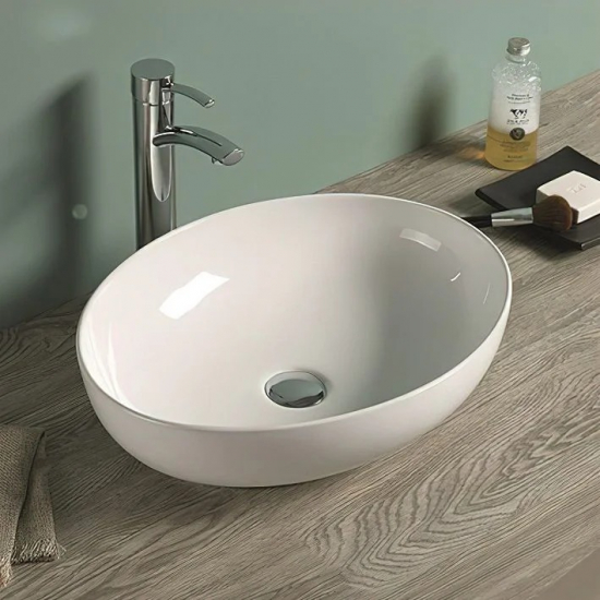 Раковина накладная ART&MAX AM-78166 белая