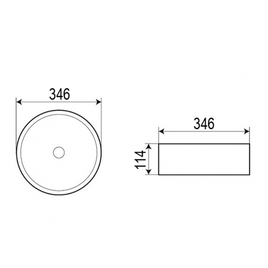 Раковина накладная AZARIO AZ-3134ST 355x355x114 мраморная, матовая