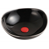 Раковина накладная AZARIO AZ-4031B18S12 475x475x120 чёрная, ультратонкая