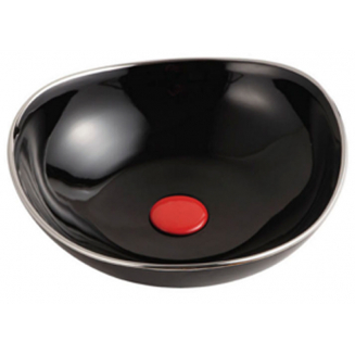 Раковина накладная AZARIO AZ-4031B18S12 475x475x120 чёрная, ультратонкая