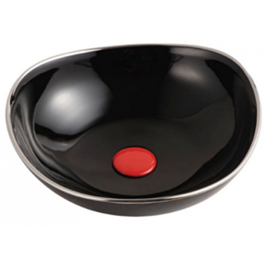 Раковина накладная AZARIO AZ-4031B18S12 475x475x120 чёрная, ультратонкая