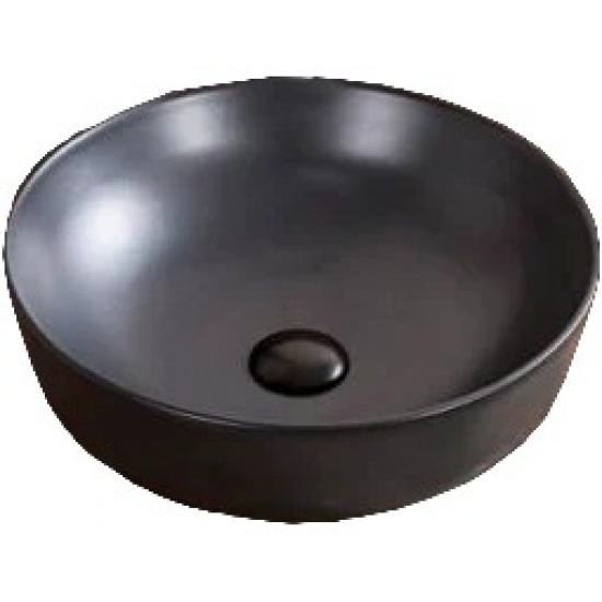 Раковина накладная BELBANGO BB1315-H301 черная матовая
