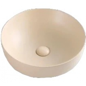 Раковина накладная BELBANGO BB1315-H316 бежевая матовая