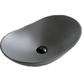 Раковина накладная BELBANGO BB1404-H311 серая матовая