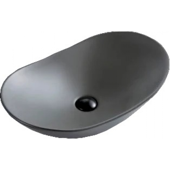 Раковина накладная BELBANGO BB1404-H311 серая матовая